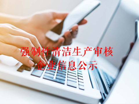 青島勝代機械有限公司強制性清潔生產(chǎn)審核企業(yè)信息公示